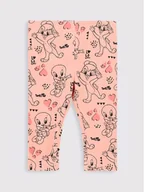 Legginsy - Coccodrillo Legginsy LOONEY TUNES ZC2122102LIG Różowy Slim Fit - miniaturka - grafika 1