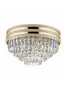 Lampy sufitowe - Zuma Line Lampa sufitowa C0525-05A-P7D7 czarny,złoty kryształ,metal - miniaturka - grafika 1