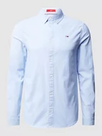 Koszule męskie - Koszula casualowa o kroju slim fit z tkaniny Oxford - miniaturka - grafika 1