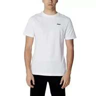 Koszulki męskie - FILA Męski t-shirt BERLOZ Bright White, S, Bright White, S - miniaturka - grafika 1