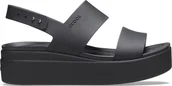 Sandały damskie - Crocs Crocs sandały damskie Brooklyn Low Wedge czarne 206453 060 42-43 - miniaturka - grafika 1