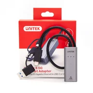 Złącza, przejściówki, adaptery - nitek Adapter USB-A/C na RJ45 2.5 G Ethernet - miniaturka - grafika 1