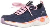 Sneakersy damskie - Skechers 302040L-NVMT_38 sneakersy, buty sportowe, granatowe, UE - miniaturka - grafika 1