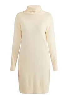 Sukienki - Jalene Damska sukienka z długim rękawem midi 81133401, biała wełna, XS/S, biały (wollweiss), XS-S - grafika 1