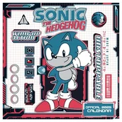 Kalendarze - Kalendarz ścienny 2025 Sonic The Hedgehog terminarz, organizer na ścianę - miniaturka - grafika 1