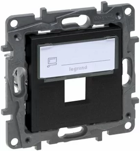 Legrand Niloe Step - adapter Keystone- kolor czarny 863587 863587 - Inne akcesoria elektryczne - miniaturka - grafika 1