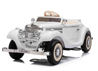 Pojazdy elektryczne dla dzieci - Import SUPER-TOYS MERCEDES RETRO TYP 540K DLA DZIECKA I DLA RODZICA MIĘKKIE KOŁA EVA MIĘKKIE SIEDZENIE FULL OPCJA/A200 A-200-CZARNY - miniaturka - grafika 1