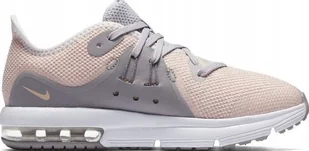 27,5 BUTY DZIECIĘCE NIKE AIR MAX AO1252-004 SPORTOWE SZARE RÓŻOWE - Buty dla dziewczynek - miniaturka - grafika 1