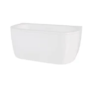 Wanny - Besco Wanna przyścienna Volya 170x75 cm kompozyt biały połysk syfon klik-klak z przelewem slim biały WKV-170-WSB - miniaturka - grafika 1