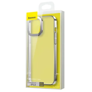 Baseus Glitter Case przezroczyste etui pokrowiec iPhone 13 srebrny ARMC000312 - Etui i futerały do telefonów - miniaturka - grafika 20