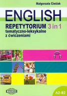 Materiały pomocnicze dla uczniów - WAGROS English 3 in 1 Repetytorium tematyczno-leksykalne z ćwiczeniami - Małgorzata Cieślak - miniaturka - grafika 1