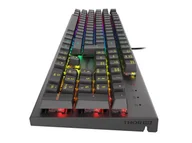 Klawiatury - Gensis Thor 303 HU RGB mechaniczna, Red Switch Hot Swap, czarna - miniaturka - grafika 1