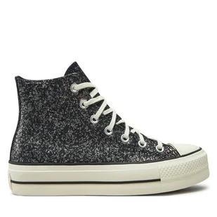 Trampki Converse Chuck Taylor All Star Lift Platform Glitter A09551C 401 Czarny - Trampki damskie - miniaturka - grafika 1