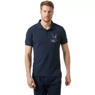 Koszulki męskie - Męska koszulka polo Helly Hansen HP Race Polo navy - M - miniaturka - grafika 1