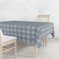 Obrusy i serwetki - Obrus CLASSIC wzór CL04 | błękitna krata 150 x 150 cm - miniaturka - grafika 1