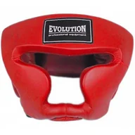 Kaski bokserskie i maski - Evolution Paak Kask BOKSERSKI TRENINGOWY czerwony OG-230 - miniaturka - grafika 1