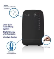 Nawilżacze powietrza - Clean Air Optima IONIZA CA-607B - miniaturka - grafika 1