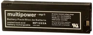Ładowarki i akumulatory - Akumulator Multipower MP1222A 12V2000mAh PB - miniaturka - grafika 1