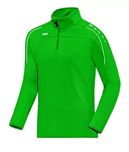 JAKO Męski Ziptop Classico, sportowy zielony, 140 - Koszulki męskie - miniaturka - grafika 1