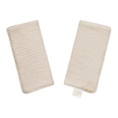 Akcesoria do wózków - Ochraniacze muślinowe na pasy - beż - miniaturka - grafika 1