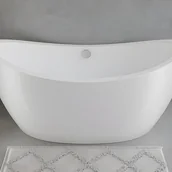 Wanny - CORCIANO Wanna wolnostojąca designerska biała - 225 l - 170 x 83 x 77 cm - ALDA - miniaturka - grafika 1