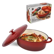 Brytfanny - Gęsiarka żeliwna emaliowana Konighoffer 6,4 l - miniaturka - grafika 1