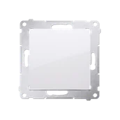 Kostki, złączki, wtyczki - Simon KONTAKT Przełącznik krzyżowy Kontakt DW7.01/X/11 bez piktogramu biały - miniaturka - grafika 1