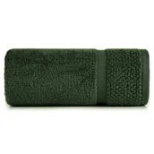Ręczniki - Ręcznik Vilia Ciemnozielony 70 x 140 cm - miniaturka - grafika 1