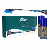 Akcesoria motoryzacyjne - Skrobaczka ze Szczotką do Śniegu i Lodu 2x Odmrażacz do Zamków K2 Gerwazy - miniaturka - grafika 1