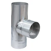 Akcesoria grzewcze - Trójnik Komin-Flex 87 st. 200 mm - miniaturka - grafika 1