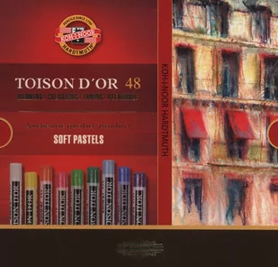 Koh-I-Noor Pastele suche TOISON DOR 48 kolorów - Kredki, ołówki, pastele i pisaki - miniaturka - grafika 2