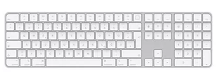 Nowa Oryginalna Klawiatura Apple Magic Keyboard White Touch Id Numpad German A2520 - Klawiatury - miniaturka - grafika 1