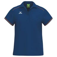 Koszulki i topy damskie - Erima Damska koszulka polo CMPT Pique´ (2112544), New Navy/Orange, 34 - miniaturka - grafika 1
