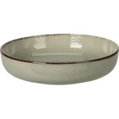 Talerze - Talerz porcelanowy 20 x 5 cm jasnozielony - miniaturka - grafika 1