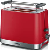 Tostery - Toster Bosch TAT4M224 950W 2 Tosty Grzanki Ruszt do pieczywa Czerwony - miniaturka - grafika 1