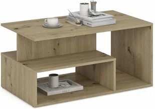 Ława klasyczna do salonu dąb artisan C1-C50 - Ławy i stoliki kawowe Ława klasyczna do salonu dąb artisan C1-C50 - Ławy i stoliki kawowe - miniaturka - grafika 1