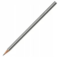 Ołówki - Faber Castell Ołowek Grip Sparkle metal srebrny - miniaturka - grafika 1