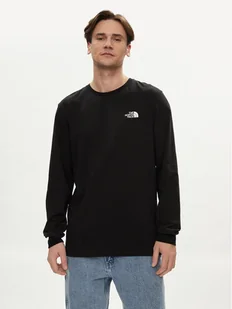 The North Face Longsleeve Easy NF0A87N8 Czarny Regular Fit - Koszulki męskie - miniaturka - grafika 1