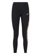 Legginsy - adidas Legginsy Animal Print 3-Stripes JM1864 Czarny Slim Fit - miniaturka - grafika 1