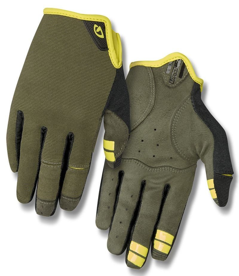 Giro, Rękawiczki kolarskie męskie, Dnd olive, oliwkowy, rozmiar S