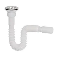 Syfony - Syfon umywalkowy uniwersalny rurowy fi 32, spust metalowy XLEO - miniaturka - grafika 1