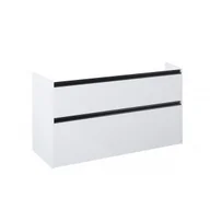 Szafki łazienkowe - ROCA A857906806 Szafka GAP PRO do kompletacji z blatem 120 cm Biały połysk - miniaturka - grafika 1