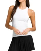 Koszulki sportowe damskie - Damski podkoszulek Wilson W Fieldhouse Tank Lite Bright White S - miniaturka - grafika 1