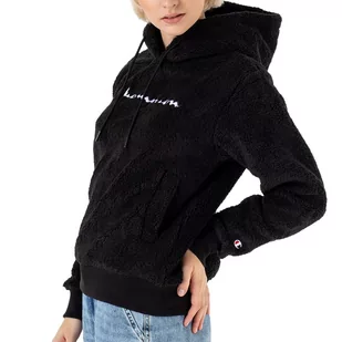 Bluza Champion Hooded Sweatshirt 116598-KK001 - czarna - Bluzy sportowe damskie - miniaturka - grafika 1