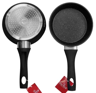 SK PATELNIA GŁĘBOKA 26CM 2.6L MARMUROWA Z POKRYWKĄ ZILNER ZL-7716 emix - Patelnie - miniaturka - grafika 9