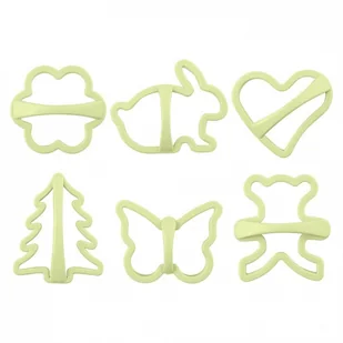 WYKRAWACZE DO CIASTEK PASTELOVE 6SZT PISTACJOWY kod: 40G-WYK-G170/2 - Formy do ciast - miniaturka - grafika 1