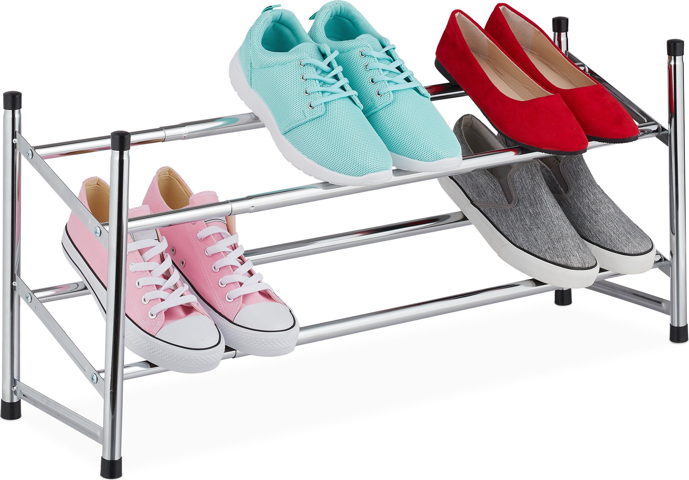 wysuwany stojak na buty relaxdays