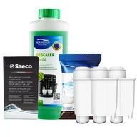 Akcesoria i części do ekspresów do kawy - Zestaw do Ekspresu Philips Saeco Filtr AL-Inte+ 3szt, Verde 500ml, CA6705/60 Środek do Obiegu Mleka - miniaturka - grafika 1
