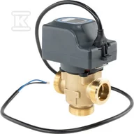 Zawory i kraniki - Zawór strefowy 3-drogowy AZV 844, DN25, G1 1/4", Kvs 11, 230 V AC, AB-B - miniaturka - grafika 1