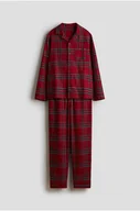 Piżamy dla dziewczynek - H & M - Cotton flannel pyjamas - Czerwony - H&M - miniaturka - grafika 1